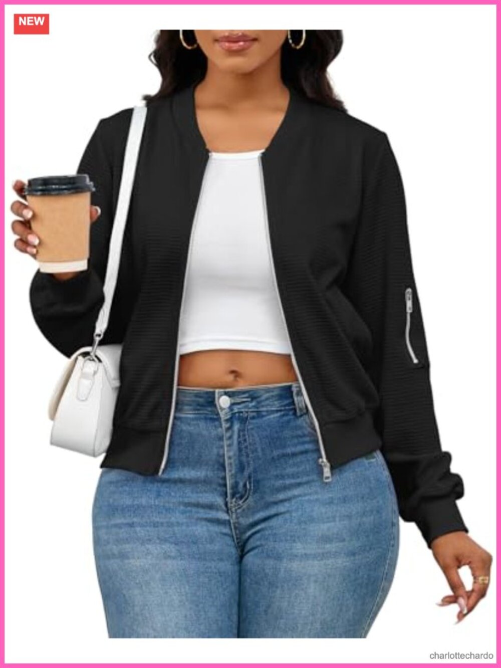 Women's Full Zip Comfy Long Sleeve Sweatshirt Coat with Pockets